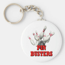 Pin Busters Bowling Keychains