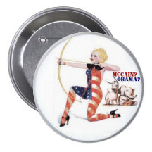 Pin-up Archer Button