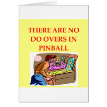 PINBALL GREETING CARD