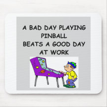 PINBALL joke Mouse Pad