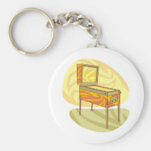 Pinball machine key chains