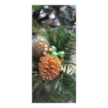 pine cone custom rack card