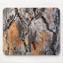 Pine Tree Bark Mouse Pads