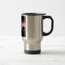 Pink and Black Cupcake Business Products Coffee Mug