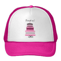 Pink and Black Party Cake Hat