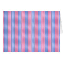 Pink and Blue Stripes Cards