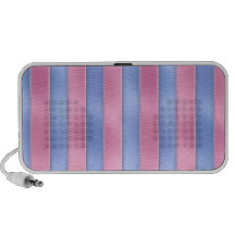 Pink and Blue Stripes Speakers