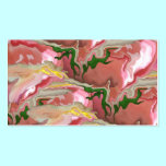 Pink and Green Abstract Business Card Template business cards