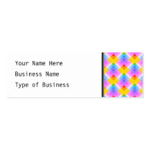 Pink and Multi Pattern. Business Card