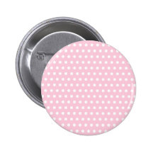Pink and White Polka Dot Pattern. Spotty.
