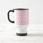 Pink and White Polka Dots Pattern. Coffee Mugs