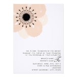 Pink Anemone Wedding Invite: From Parents Of Bride