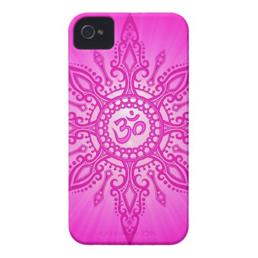 Pink Aum Star Case-Mate iPhone 4 Case