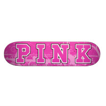 Pink Awareness Skate Board Deck