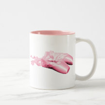 Pink Ballet Shoes Coffee Mugs