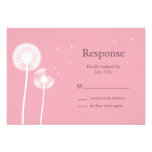 Pink Best Wishes! RSVP Custom Announcement