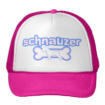 Pink & Blue Schnauzer Hat