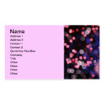 Pink bokeh texture business card