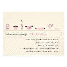 Pink Bridal Shower Invitations