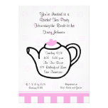 Pink Bridal Shower Tea Party Invitation