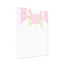 Pink Bride Stretched Canvas Print