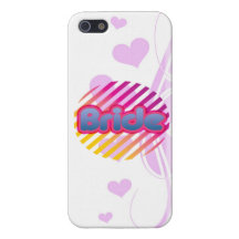 pink bride to be bachelorette wedding bridal party iPhone 5 cases
