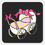Pink Buggy Stickers