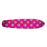 Pink bumblebee pattern skateboard decks