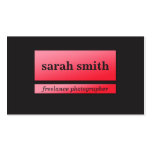 Pink Business Card