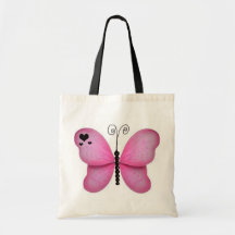 Pink Butterfly Bag