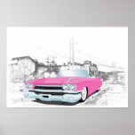 Pink Caddy Posters