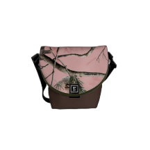 Pink Camo Mini Messenger Bag