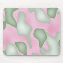 Pink camo mouse mat