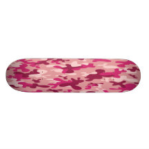 Pink Camouflage Skateboards