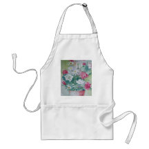 Pink Carnation Apron