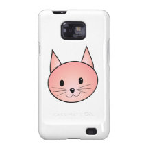Pink Cat. Adorable kitty. Samsung Galaxy S Covers