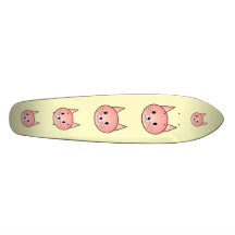 Pink Cat. Adorable kitty. Skateboard Decks
