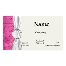 pink chandelier vintage writing background business card