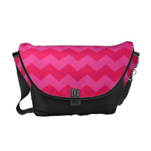 pink chevrons commuter bags
