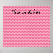 Pink chevrons print