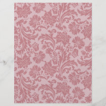 Pink Chintz Pattern Card Stock DIY Scrapbooking Personalised Flyer