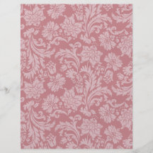 Pink Chintz Pattern Card Stock DIY Scrapbooking Flyer Design