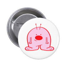 Pink Chubby Alien Button