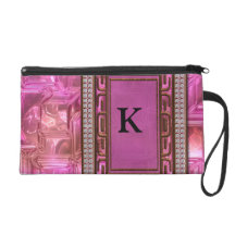 Pink & Copper Glass Mosaic Wristlets