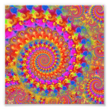 Pink Crazy Fractal Art Photo