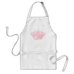 Pink Crown Apron
