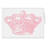 Pink Crown Greeting Cards