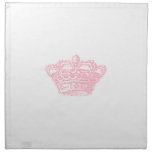 Pink Crown Napkin