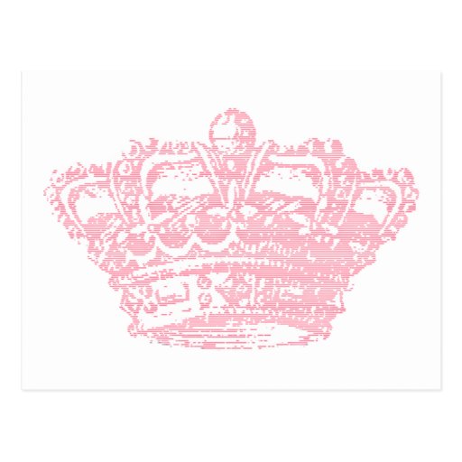 Pink Crown Postcard