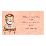 Pink Cupcake and Roses Business Profile Cards Business Card Template